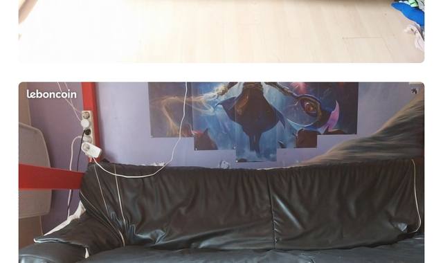 Meubles ensemble canapé et deux fauteuils