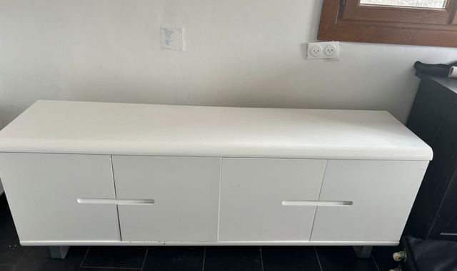 Meubles meuble blanc laqué Te
