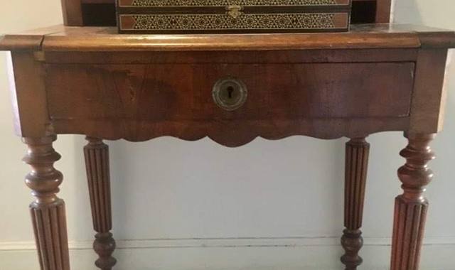 Meubles petit bureau écritoire à tiroirs