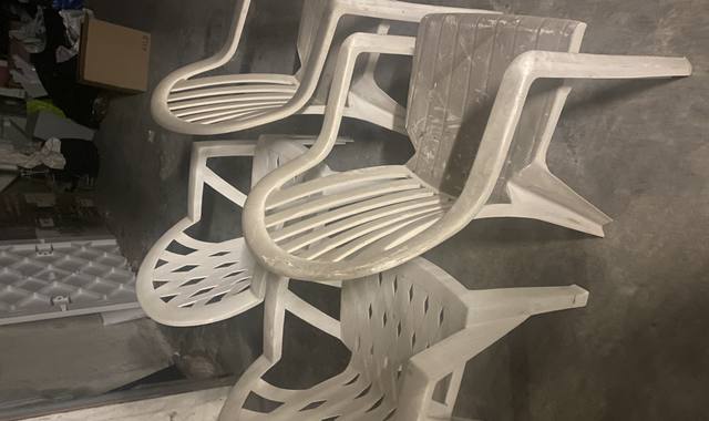 Meubles 6 chaise en plastique