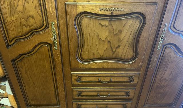 Meubles chambre complète en chêne,