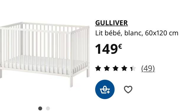 Meubles lit bebe IKEA