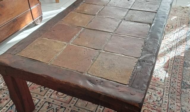 Meubles table basse carrelée