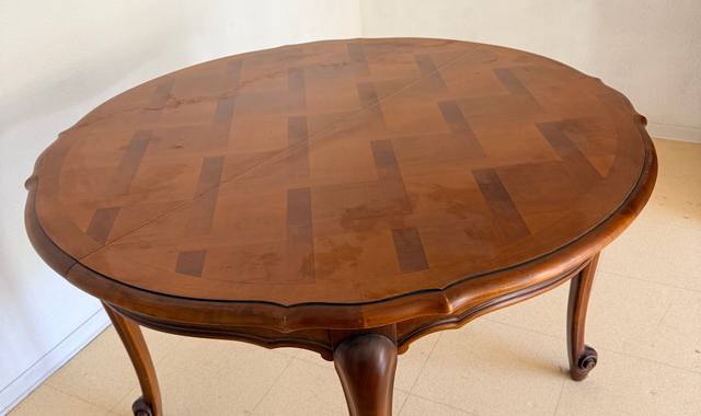 Meubles table salle à manger merisier pour amoureux meubles bois massif