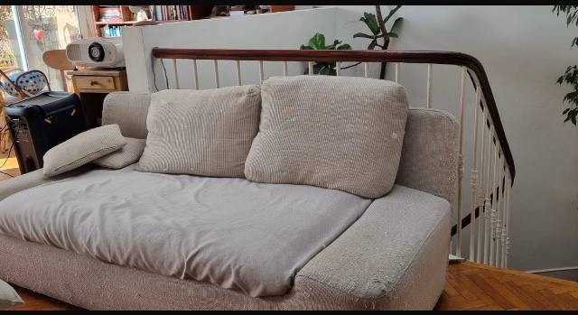 Meubles 2 canapés beige de marque HABITAT