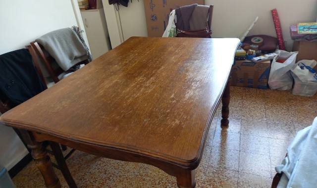 Meubles table bois massif rectangle