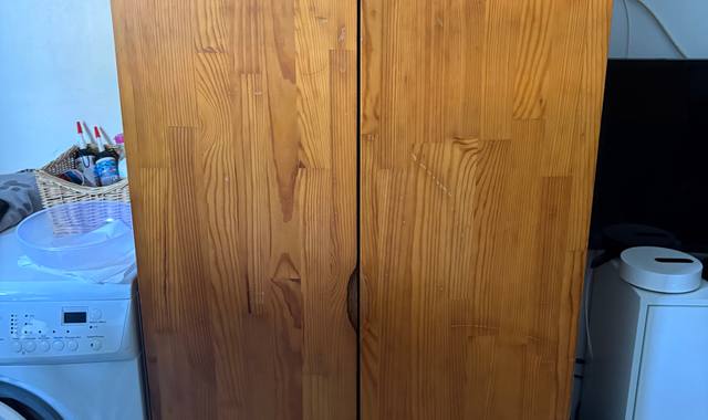 Meubles armoire bois non démontable