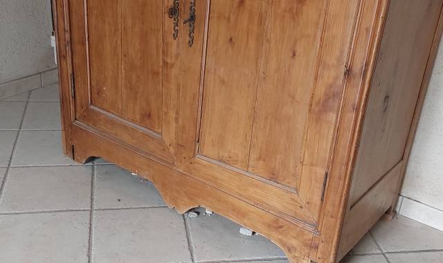 Meubles armoire bois blanc