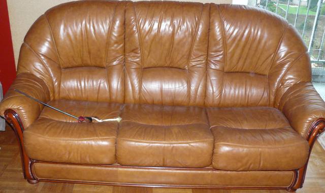 Meubles canapé convertible cuir