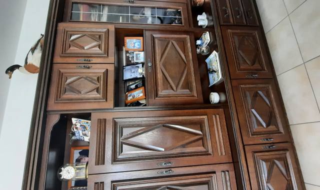 Meubles living chêne foncé