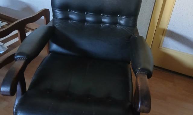 Meubles fauteuil en skaÏ vert foncé