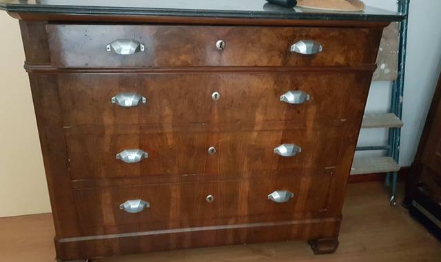 Meubles commode ancienne dessus marbre