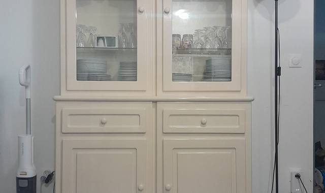 Meubles buffet blanc crème