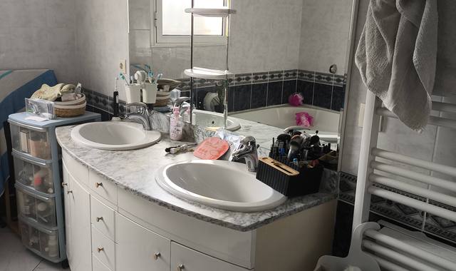 Meubles meuble salle de bain 2 vasques et miroir