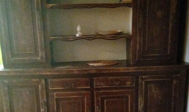 Meubles buffet bois massif en 2 parties