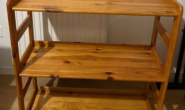 Meubles Étagère large en bois