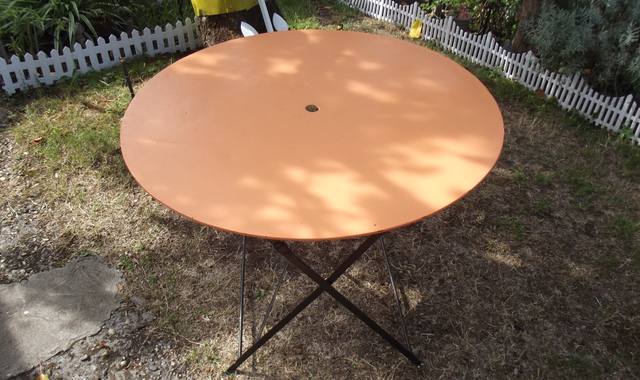 Meubles table de jardin ronde