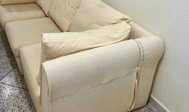 Meubles canapé blanc 3 places