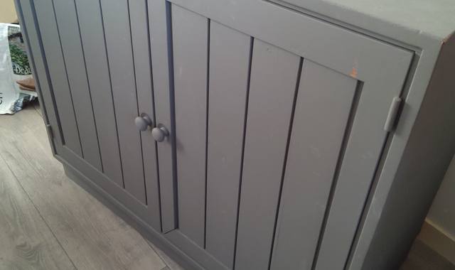 Meubles petit meuble gris