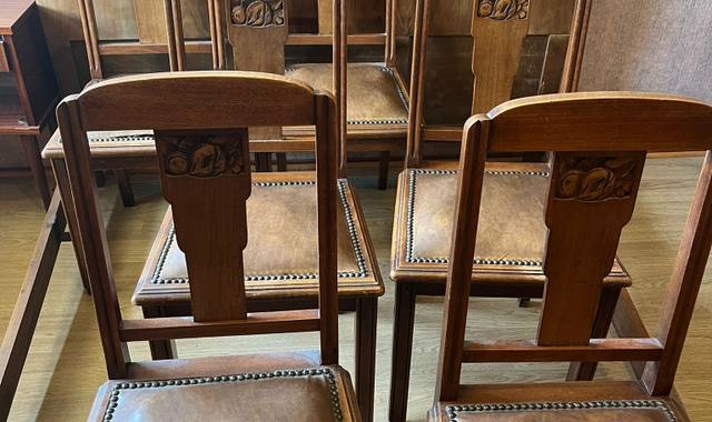 Meubles lot de 6 chaises vintage