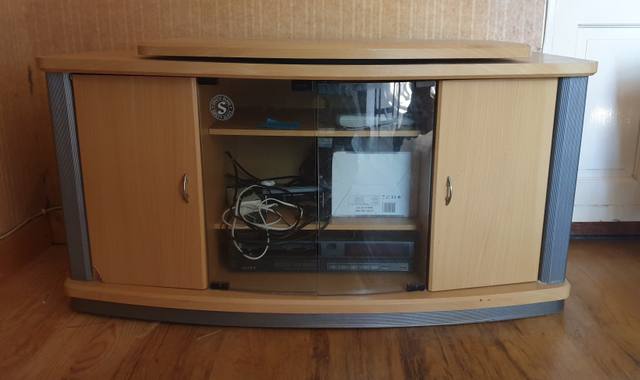 Meubles meuble Tv avec plateau tournant