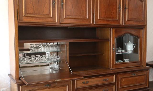 Meubles magnifique buffet / vaisselier en merisier