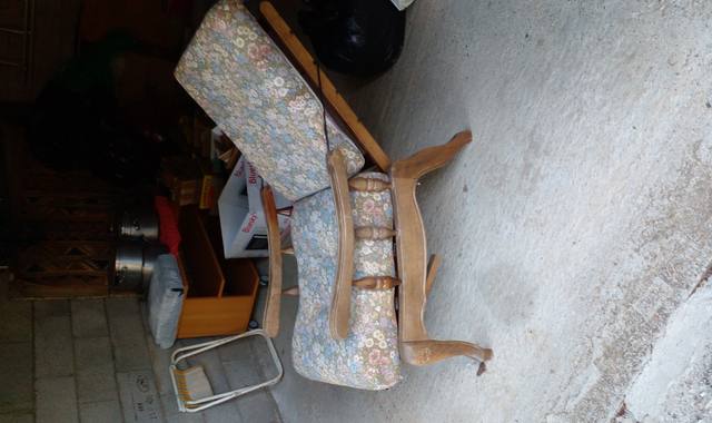 Meubles relaxe bois et tissu 3 positions manuels.