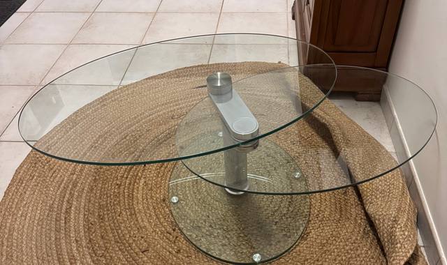 Meubles table basse en verre