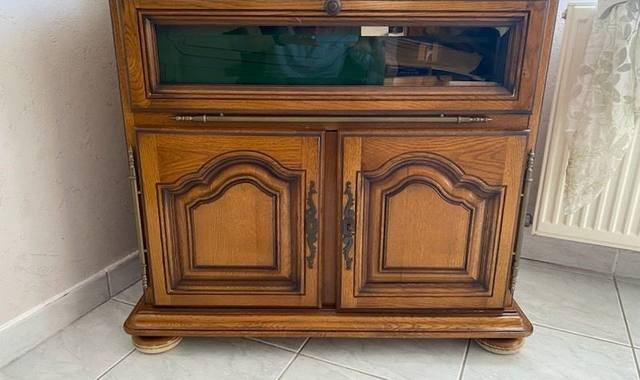 Meubles meuble de tele chene