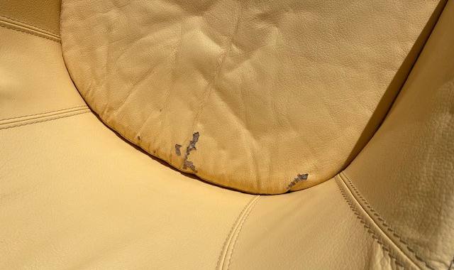 Meubles fauteuil cabriolet en cuir