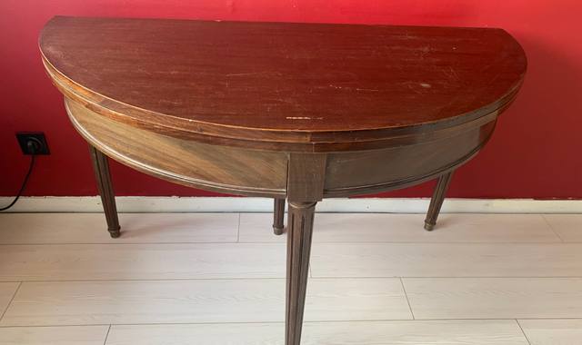 Meubles table ronde demi-lune