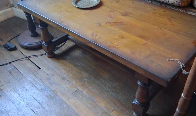 Meubles table basse bois massif
