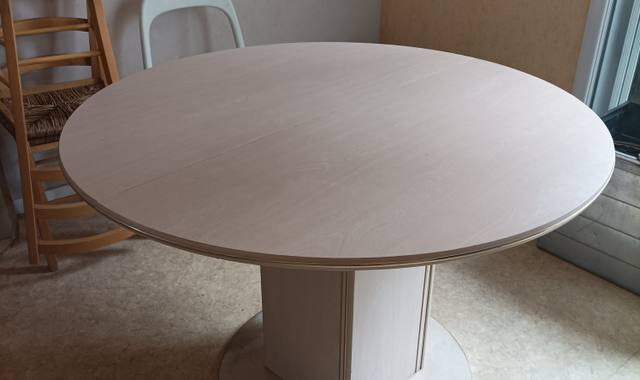 Meubles table ronde séjour avec rallonge