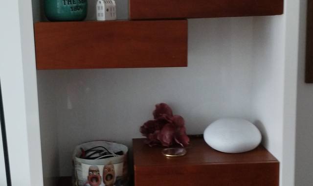 Meubles bibliothèque Alinea laquée blanc avec 4 tiroirs bois