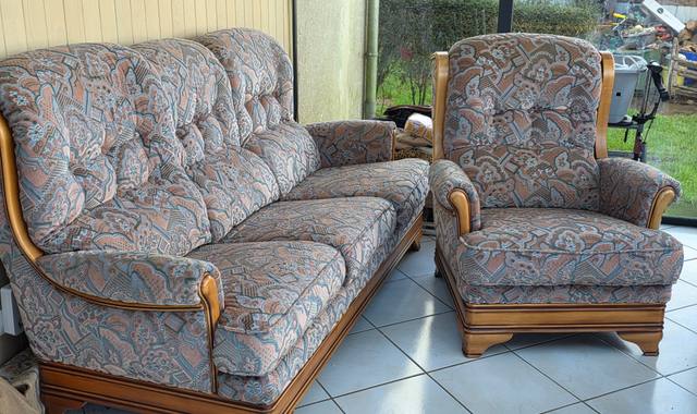 Meubles canapé 3 places non convertible