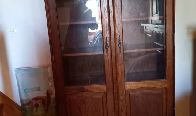 Meubles vitrine  chêne