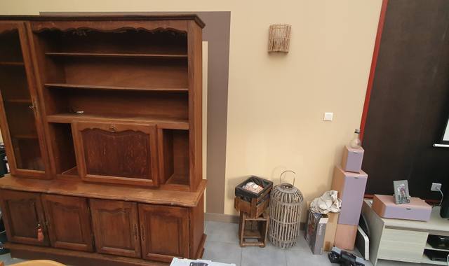 Meubles  vaisselier fait main en chêne