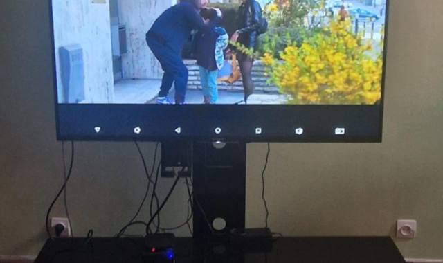 Meubles Meuble de télévision en verre