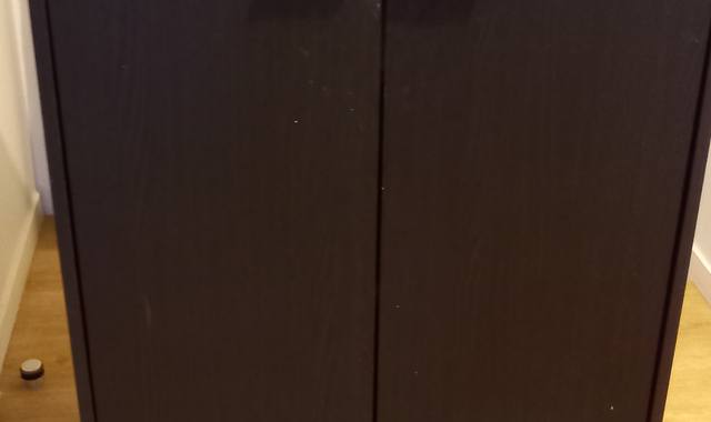 Meubles meuble marron   avec 4 etagere