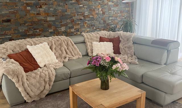 Meubles canapé d’angle en cuir