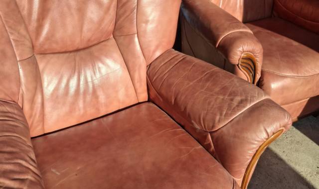 Meubles ces 2 fauteuils en cuir