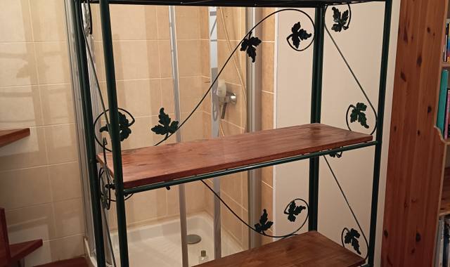 Meubles étagère métal et bois
