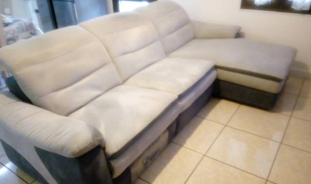 Meubles canapé d'angle double relax angle à droite