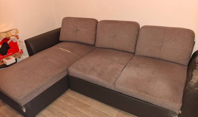 Meubles canapé convertible conforama meridienne coffre rangement