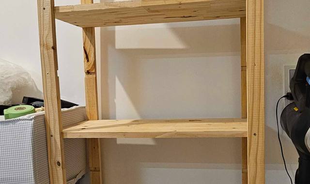 Meubles etagère en bois pin