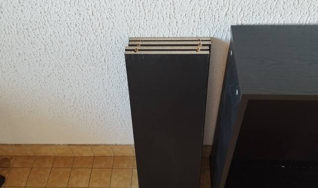 Meubles bibliothèque Ikea noir 2m02