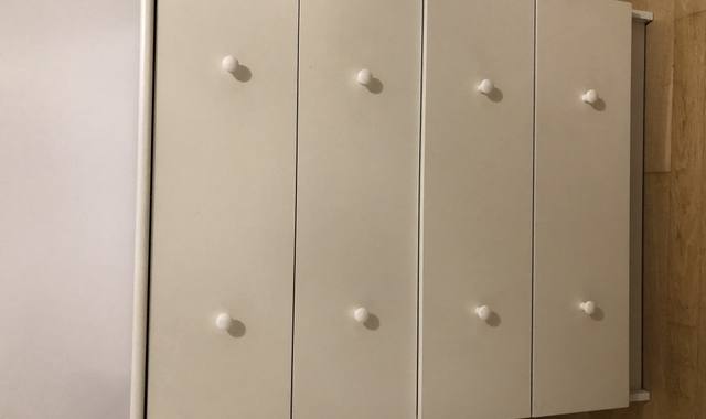 Meubles commode blanche 4 tiroirs