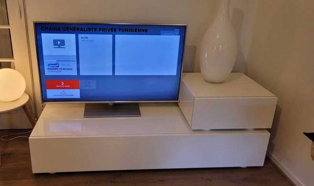 Meubles meuble tv blanc