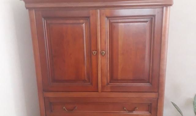 Meubles meuble TV-multimédia en merisier