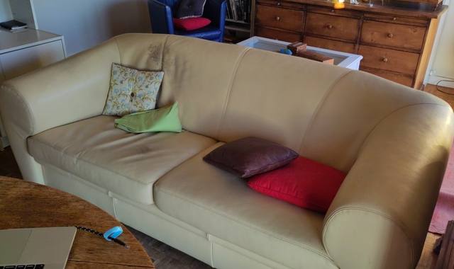 Meubles canapé cuir 3/4 places